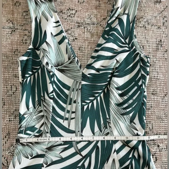 H&M summer dresses bundle palms green black white XS skater - Picture 4 of 6